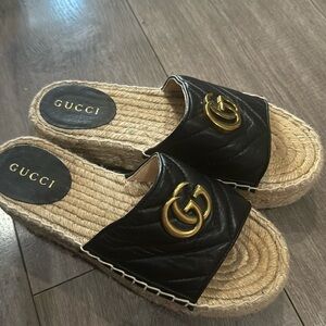 Gg sandals platform 39